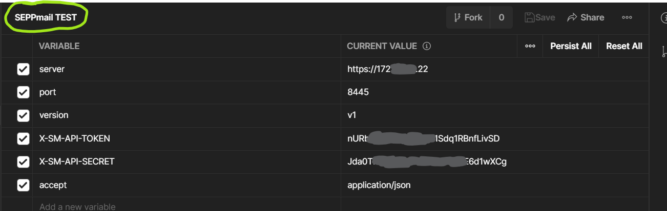 Screenshot fully configured environment Screenshot fully configured environment