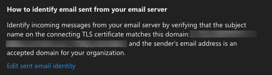 Edit sent email identity Edit sent email identity